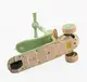 Самокат трехколесный с сидением Skyper DL-5-06 колеса PU со светом и музыкой. Green and Beige (189244)
