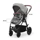 Универсальная коляска 3 в 1 Kinderkraft Xmoov Gray KKWXMOVGRY3000