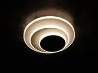 Сучасний креативний світильник стельовий LED для кухні ванної офісу 25472 Білий 7х25х40 см.