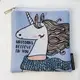 Косметичка квадратная Basic Unicorns believe in you 16x16 см (KB_19M026_WH)