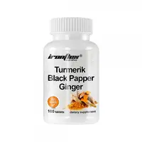 Натуральная добавка IronFlex Turmeric Black Pepper Ginger 100 таблеток