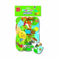 Магнитные пазлы Малыш сможет "Колобок" Vladi toys VT3301-05 А5, Укр