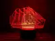 Сменная пластина для 3D ночника "Корабль" 3DTOYSLAMP