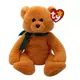 Детская игрушка мягконабивная TY Benie Bebies Коричневый мишка "Winston" 15 см