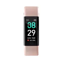 Фітнес браслет Lemfo F07 Max з вимірюванням тиску Рожевий