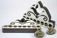 Органайзер для ниток ТМ Embroidery Craft Корона 8 слоновая кость OG-033