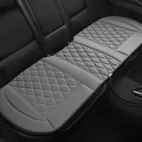 Накидка для автомобільного сидіння з підігрівом на задній ряд універсальна в машину від прикурювача 12В, сірий