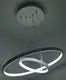 Люстра светодиодная подвесная LED светильник для квартиры на потолок лэд 25534 Белый 23-100х40х40 см.