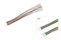 Кабель 15см с одним коннектором Micro JST GH 1.25мм F (6 pin)