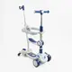 Самокат 5 в 1 "Scooter", многофункциональный, с бортиком Skyper. Blue/White (175805)