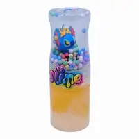 Слайм с шариками и фигуркой "Стич", 5 см (оранжевый)