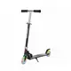 Самокат Scooter 306 Черный двухколесный складной светящиеся колеса детский