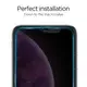 Защитное стекло Spigen для iPhone 11 Pro Max - GLAS.tR Slim (+ Рамка в подарок!), Black (065GL25232)