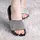 Шлепанцы женские Fashion Levi 3056 40 размер 25 см Серебряный