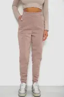 Спортивные штаны женские на флисе, цвет мокко, 238R57013