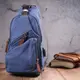 Сумка с USB кабелем через плечо из плотного текстиля 21224 Vintage Синяя