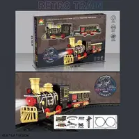 Залізниця "Retro Train", потяг на батарейках, 91 х 45 см