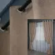 Комплект (2шт. 1,5х2,75м.) штор на люверсах из ткани микровелюр SPARTA. Цвет теплый беж. Код 1194ш 37-0103