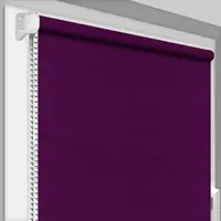 Рулонная штора Rolets Лён 1-7446-2200 220x170 см открытого типа Темная фуксия