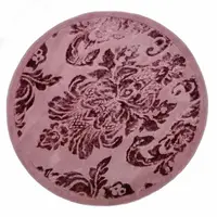 Килимок у ванну круглий 120 см Osmanli Суха Троянда Arya AR-TR1004843-rose