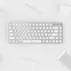 Клавиатура беспроводная Xiaomi MiiiW AIR85 Bluetooth Dual Mode (MWXKT01) MAC/iPad/PC (RU) White