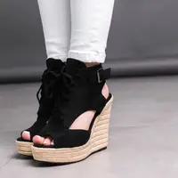 Жіночі босоніжки Fashion Iberio 2821 40 розмір 25 см Чорний