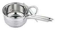 Ківш з кришкою Bohmann BH-3138-16 16 см 2 л сріблястий