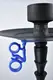 Кальян AMY Deluxe 065 "Alu-X" - Black/Blue к-т