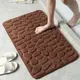 Коврик для ванной комнаты с эффектом памяти 50*80 см Homytex Камни Dark brown