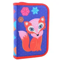 Пенал Smart Fox 531685 20,5х13х3,6 см синий
