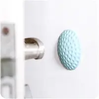 Стоппер дверной настенный 6935 5 см голубой