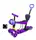 Самокат Scooter "Пчёлка" 5in1. Violet (многофункциональный, светящиеся колёса) 1681299662