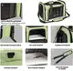 Сумка переноска для кошек и собак 42x28x28 см CosmoPet CP-47 Green