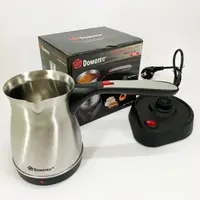 Электрическая мини кофеварка электротурка Domotec MS-127 0.5л