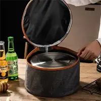 Набір посуду для кемпінгу Starcamp Cookware set 3-4 HX-SK09 steel