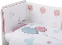 Комплект детского постельного белья Bubaba by FreeON BUNNY IN LOVE (6 шт.)