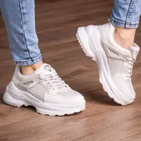 Кросівки жіночі Fashion Alex 2977 39 розмір 25 см Бежевий