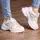 Кроссовки женские Fashion Alex 2977 40 размер 25,5 см Бежевый