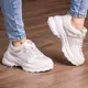 Кроссовки женские Fashion Alex 2977 40 размер 25,5 см Бежевый