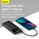 УМБ BASEUS Bipow Overseas Digital Display Power bank 10000mAh |2USB/1Type-C, 3A/15W, QC| (PPBD050001)