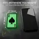 Набор шевронов 2 шт Карта Туз Пик, Ace of Spades, светятся в темноте, на липучке, 5х8 см, вышитый патч, нашивка, шеврон