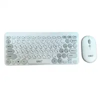 Беспроводная клавиатура mini и мышь keyboard 5263 + приёмник Белая