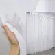 Тюль батист с вышивкой, высотой 2,9м. Цвет белый. Код 1339т
