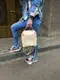 Беж - сумка-рюкзак - два отделения - стильная и молодежная модель Lady Bags с множеством карманов (0512)