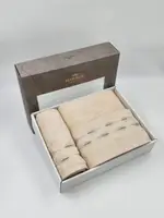 Подарунковий набір рушників Premium Bamboo 2 шт. Alvera Bej