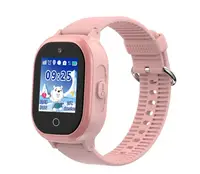 Детские водонепроницаемые телефон-часы с GPS трекером UWatch TD06S розовые