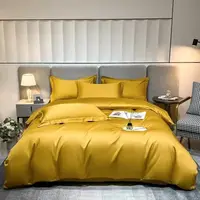 Постельное белье GOLDEN Premium Сатин однотон MERISET - Полуторный