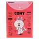 Папка-конверт на кнопке А4 YES Line Friends Cony 492077 33х24 см