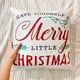 Подушка диванная с бархата Merry Christmas 45x45 см (45BP_22NG022)