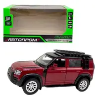 Машинка металлическая "АВТОПРОМ. Land Rover Defender 110" (БОРДО)
